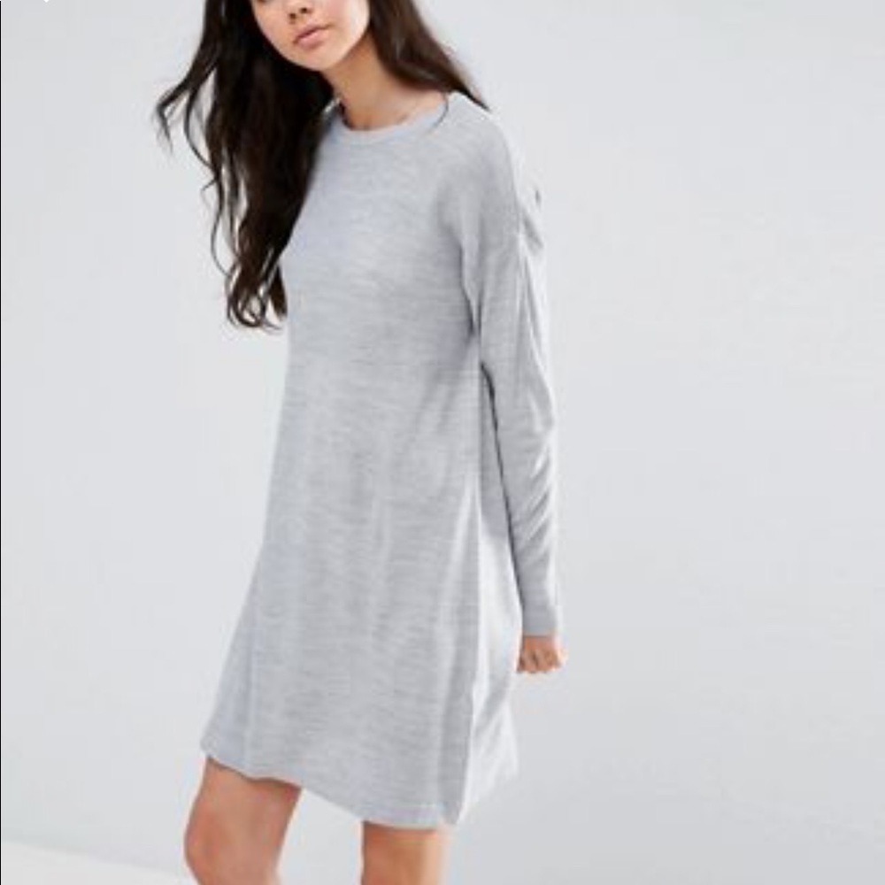 Asos Tall Ribbed Sweater Dress